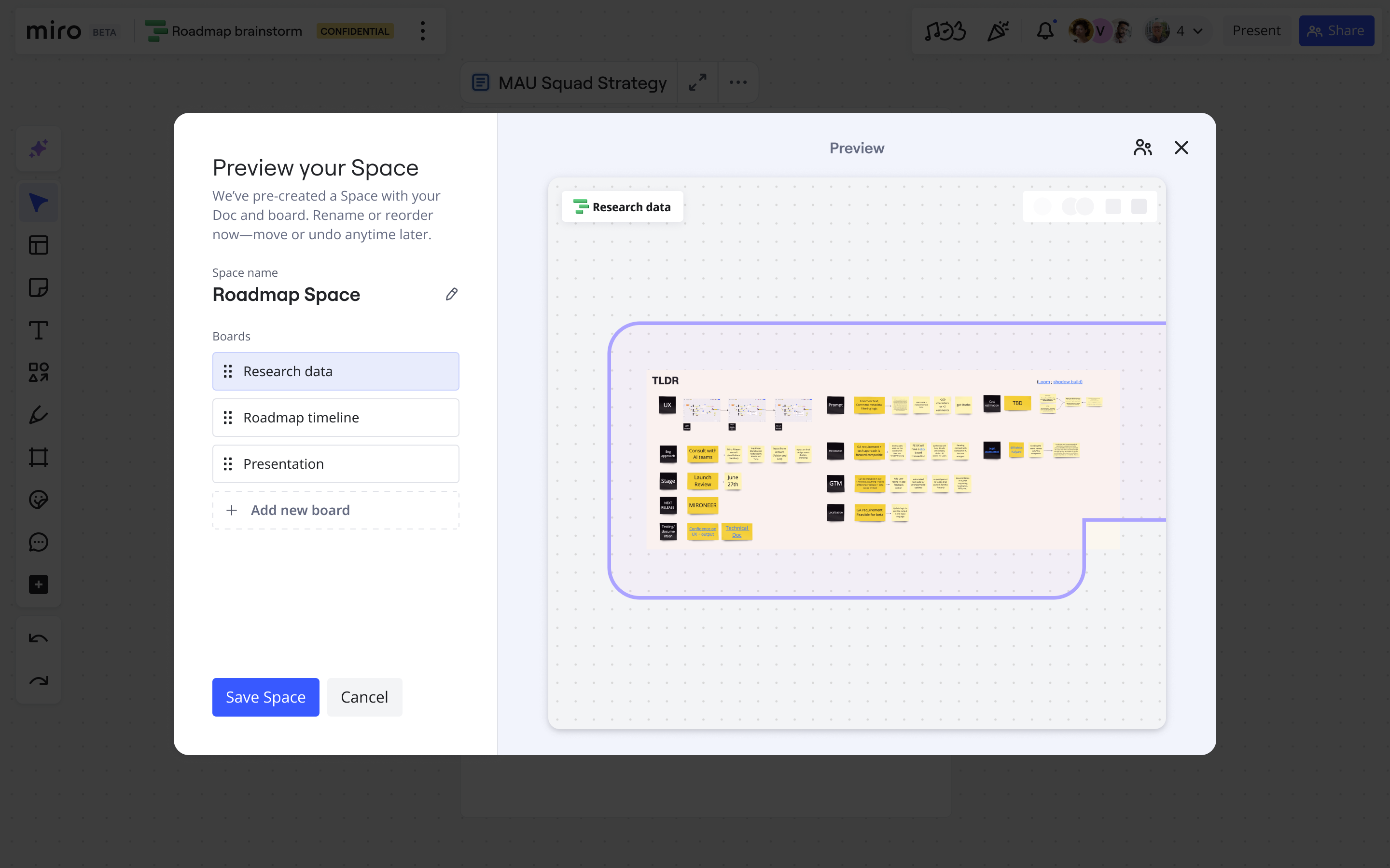 Driving adoption of Miro features